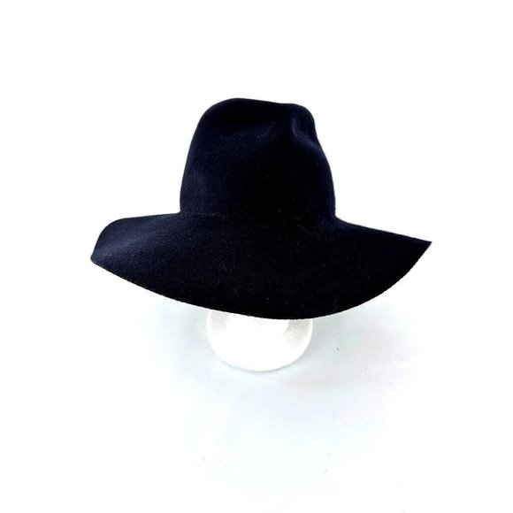 Madewell  x‎ Biltmore Montana Wool Felt Hat Boho Classic Wide Brim Fall Winter - Picture 4 of 8
